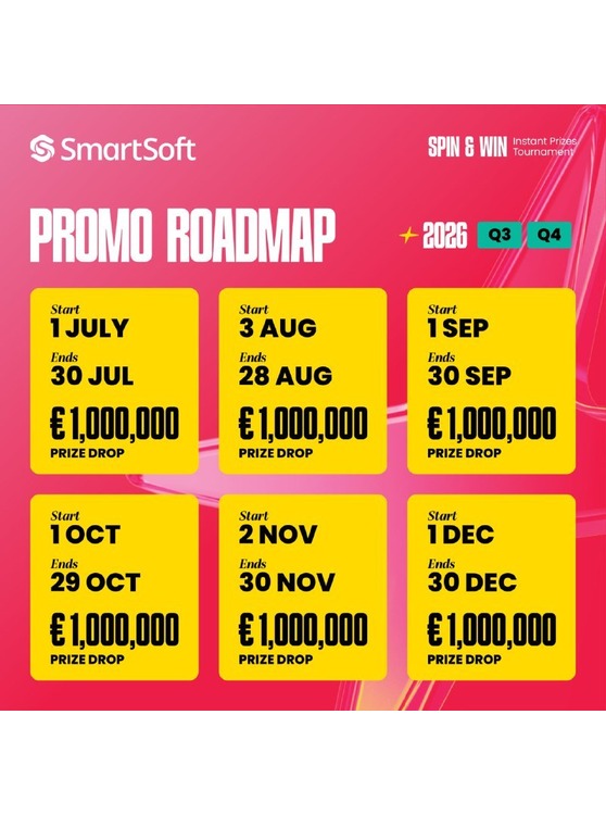 SmartSoft 八月 Spin & Win 全网活动